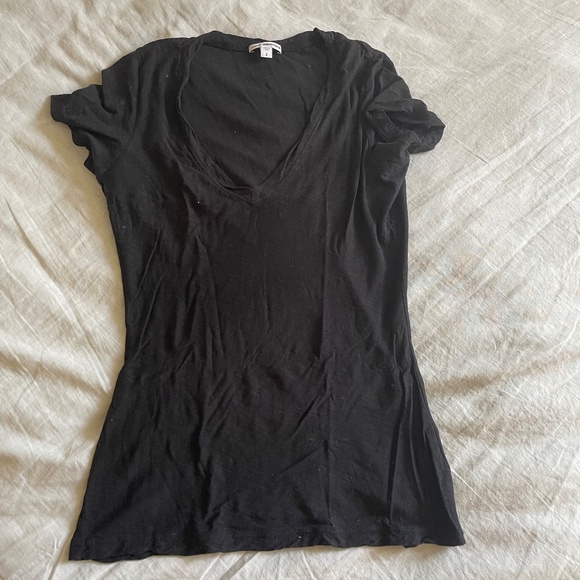 James Perse Sheer Slub T-Shirt - Picture 1 of 1